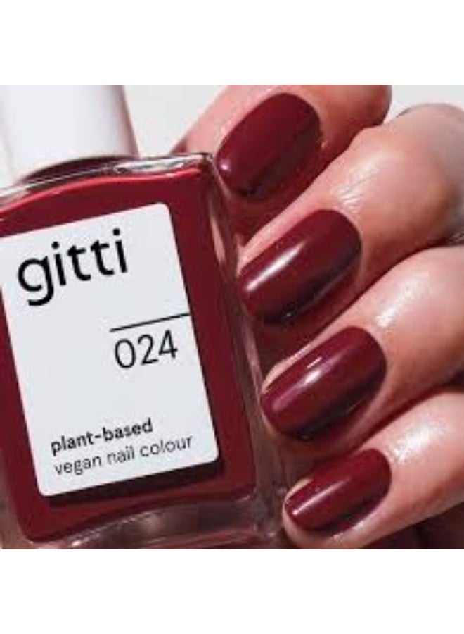 gitti no. 024 - Forever Red Nail Polish 15ml - Image 2